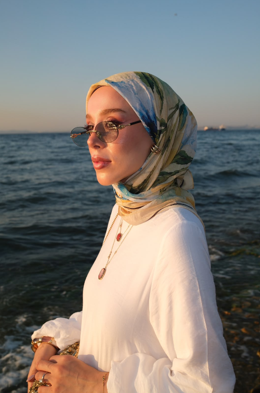 Olive Viscon Eşarp - Limon